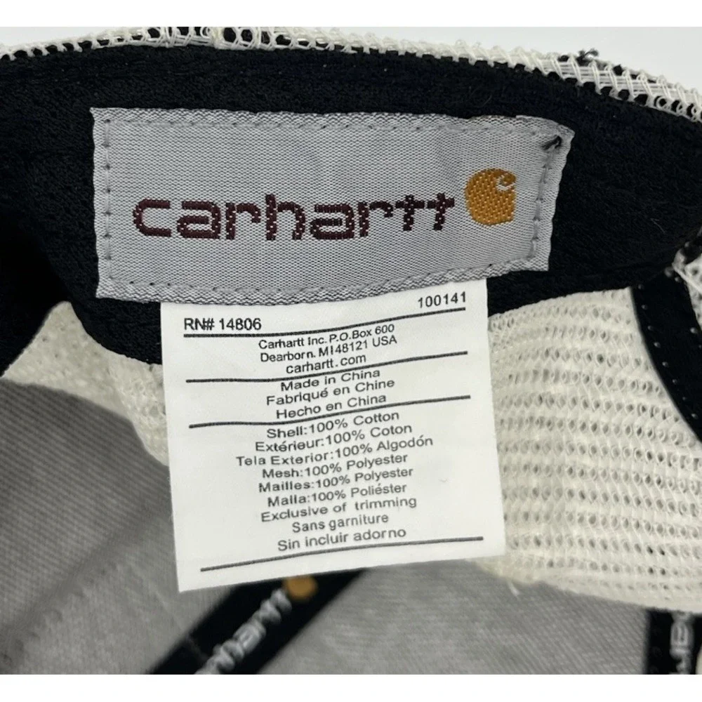 Carhartt‎ 100141 Odessa Cap Purple Canvas Patch Snap Back Mesh Adjustable Womens